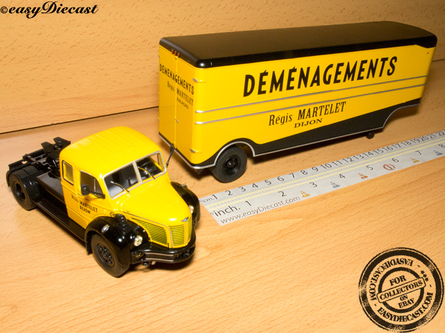 A collectible scale model Berliet TLR 10 M from Altaya