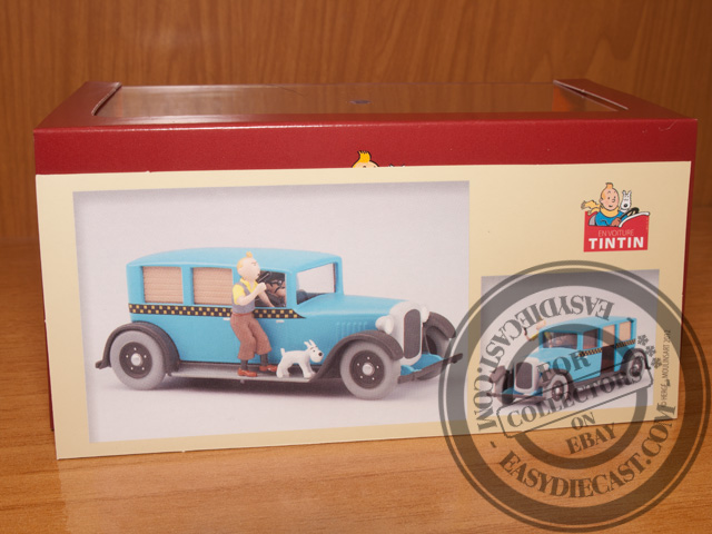 TinTin ミニカー　1/43 Taxi Checker Tintin's Cars Taxi Checker (1929) “Tintin en Amérique”, Hergé