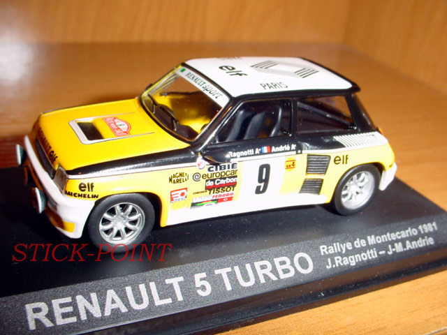 Renault 5 Turbo 9 Rallye Monte Carlo 1981 Ragnotti - Andrié